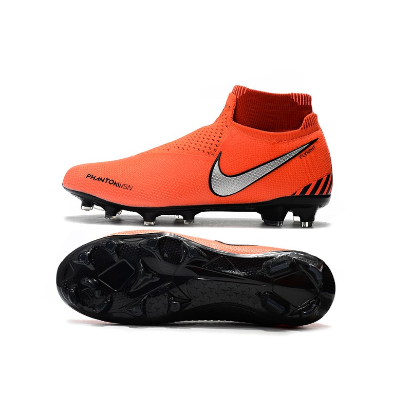 Nike Phantom VSN Elite DF FG oranžový Černá stříbrný